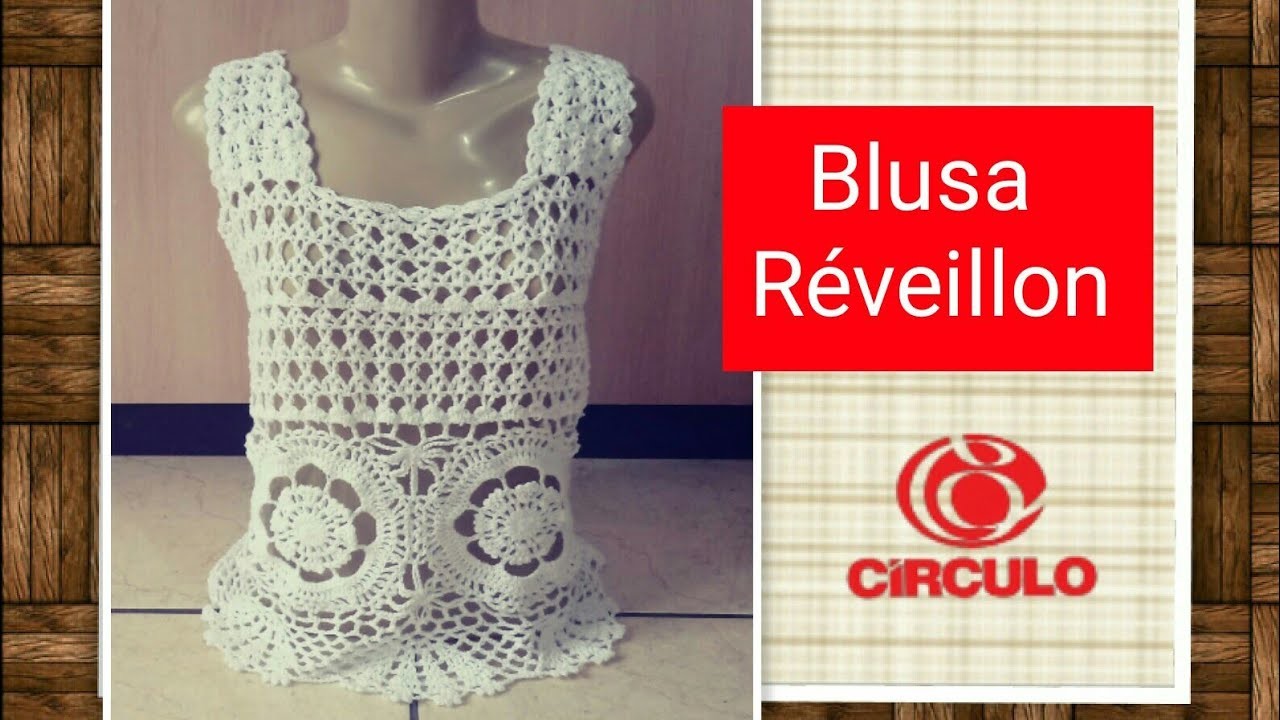 Versão destros: Blusa Réveillon em crochê (2° parte penúltima)# Elisa Crochê