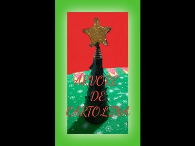 Árvore de natal de cartolina (DIY) - Ideias de natal 3 | Heey, Lúùh