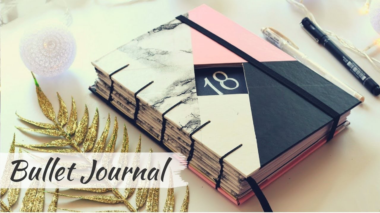 Caderno feito à mão: meu Bullet Journal de 2018 - Tutorial DIY | Marina Araújo