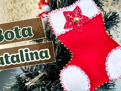 Como fazer botas para a decoração de natal | Cibélia Alves
