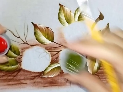 Como pintar folhas
