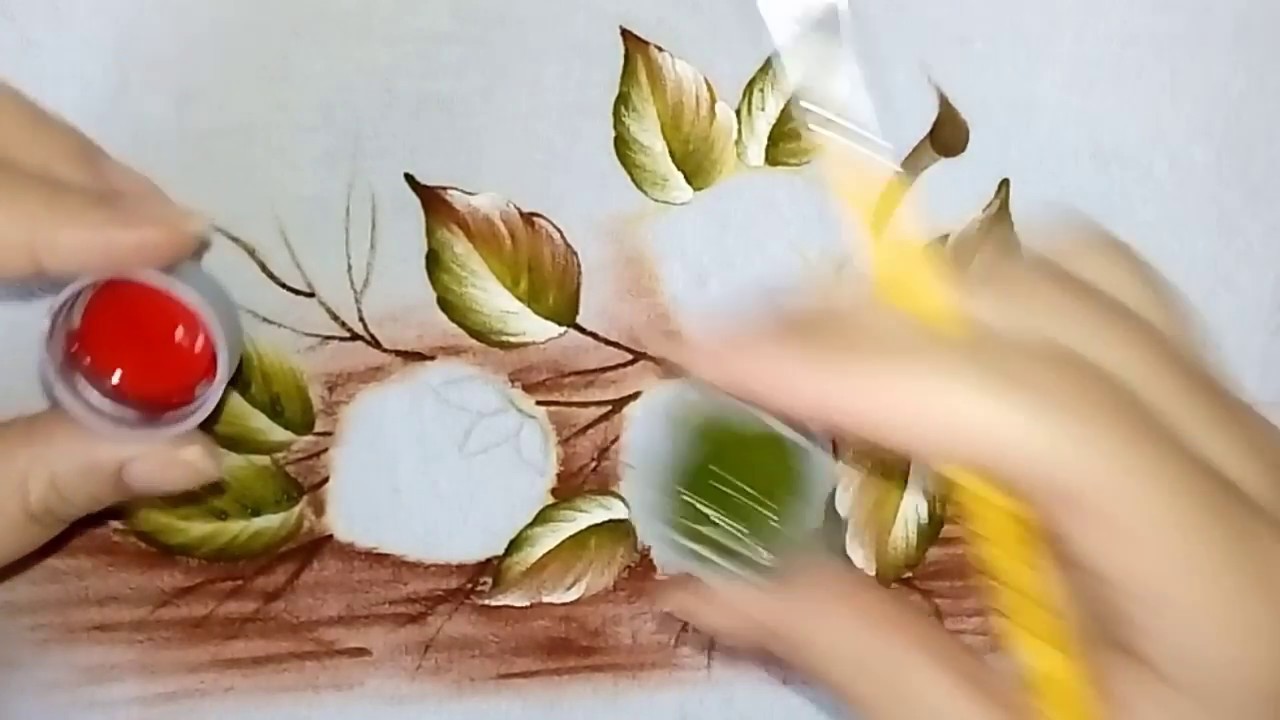Como pintar folhas