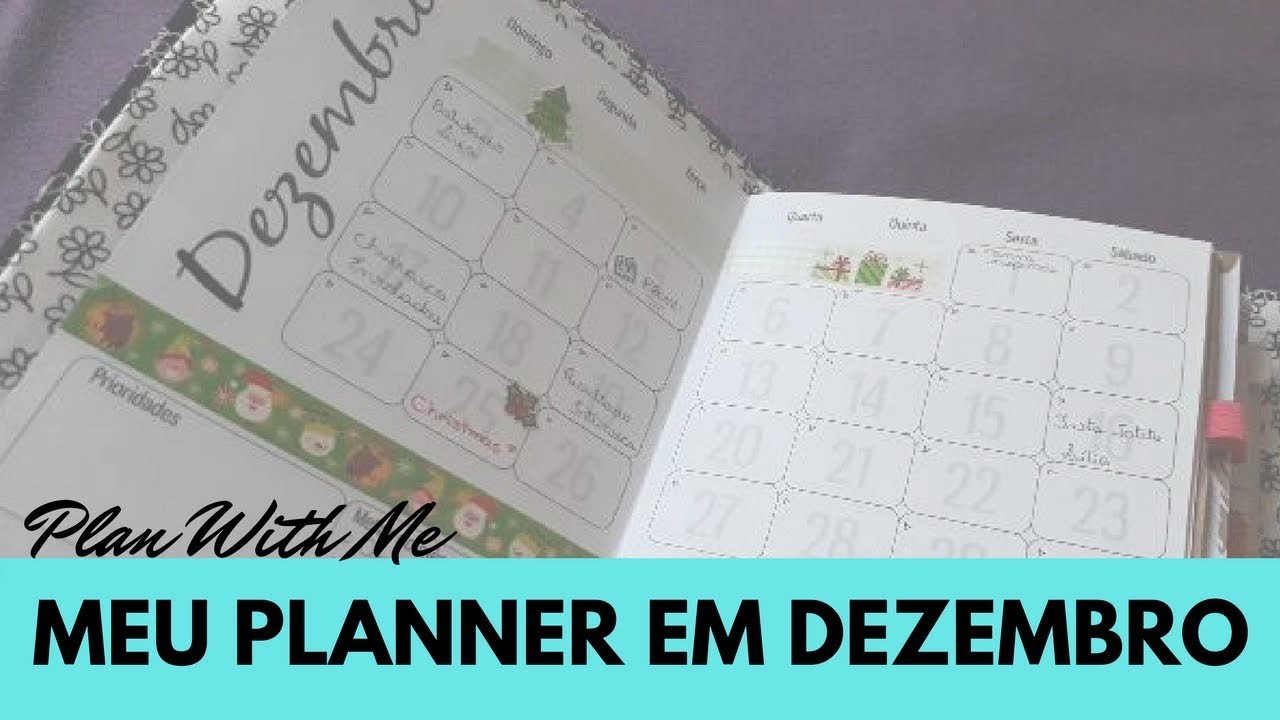 DECORANDO O PLANNER - PLAN WITH ME | VLOGMAS #8 | Livraneios