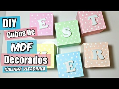 DIY - Cubos Decorados - Galinha Pitadinha Rosa  Part. 1 || Pierre Marinho