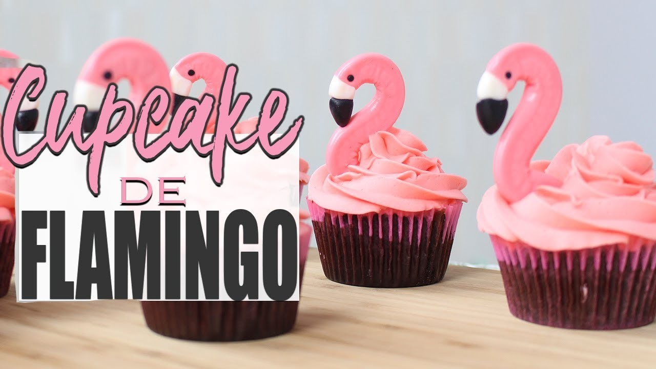 DIY - Cupcake de Flamingo | Carol e Thaís