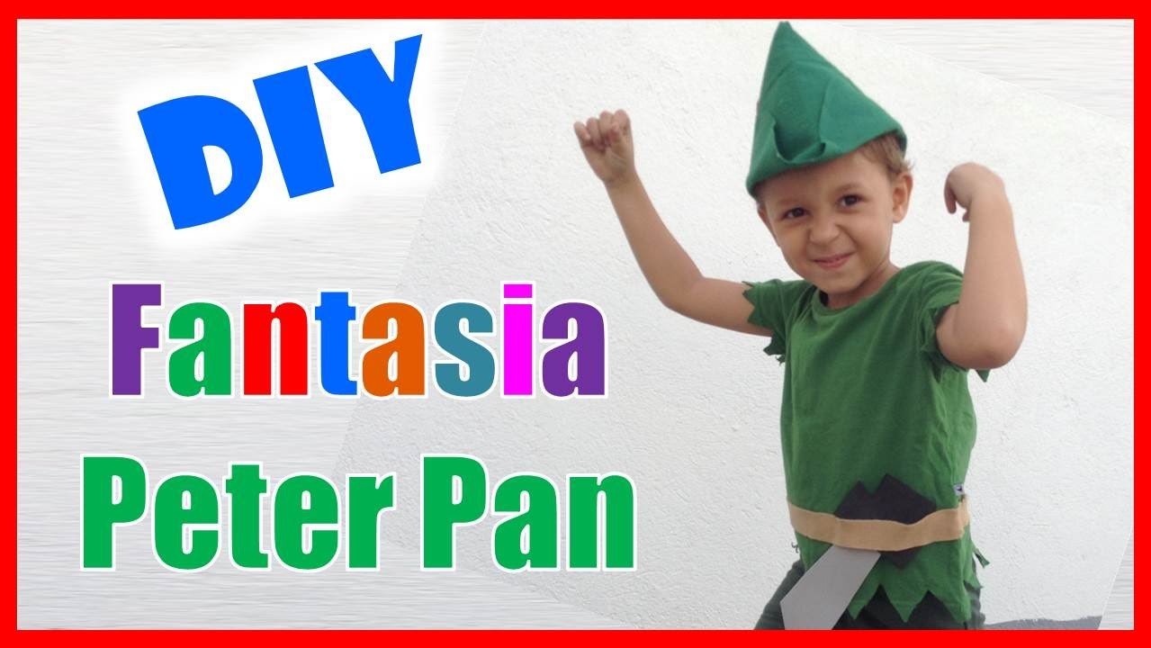 DIY de carnaval: Fantasia Peter Pan MUITO FÁCIL e BARATA! | Fran Santos