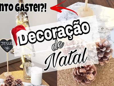 DIY - DECOR DE NATAL sem gastar muito l Lá em casa - Por Rebeca Santos