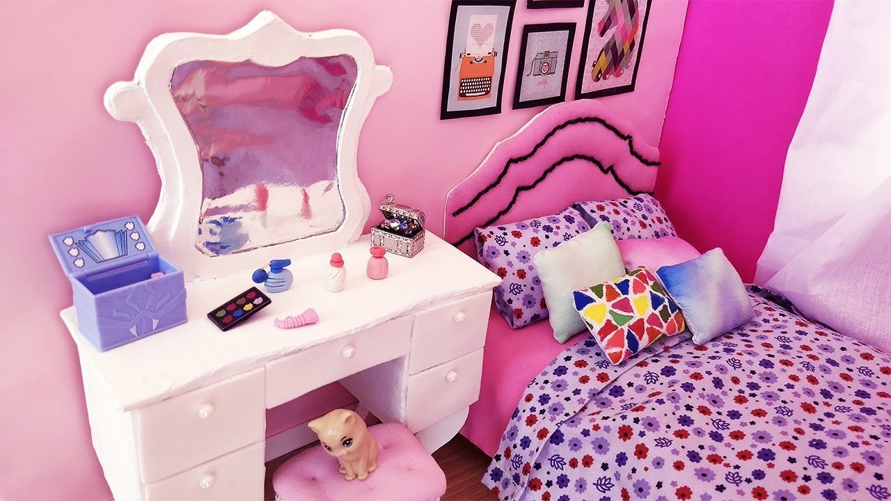 DIY | Penteadeira para Barbie e outras bonecas | Cherry Miniaturas