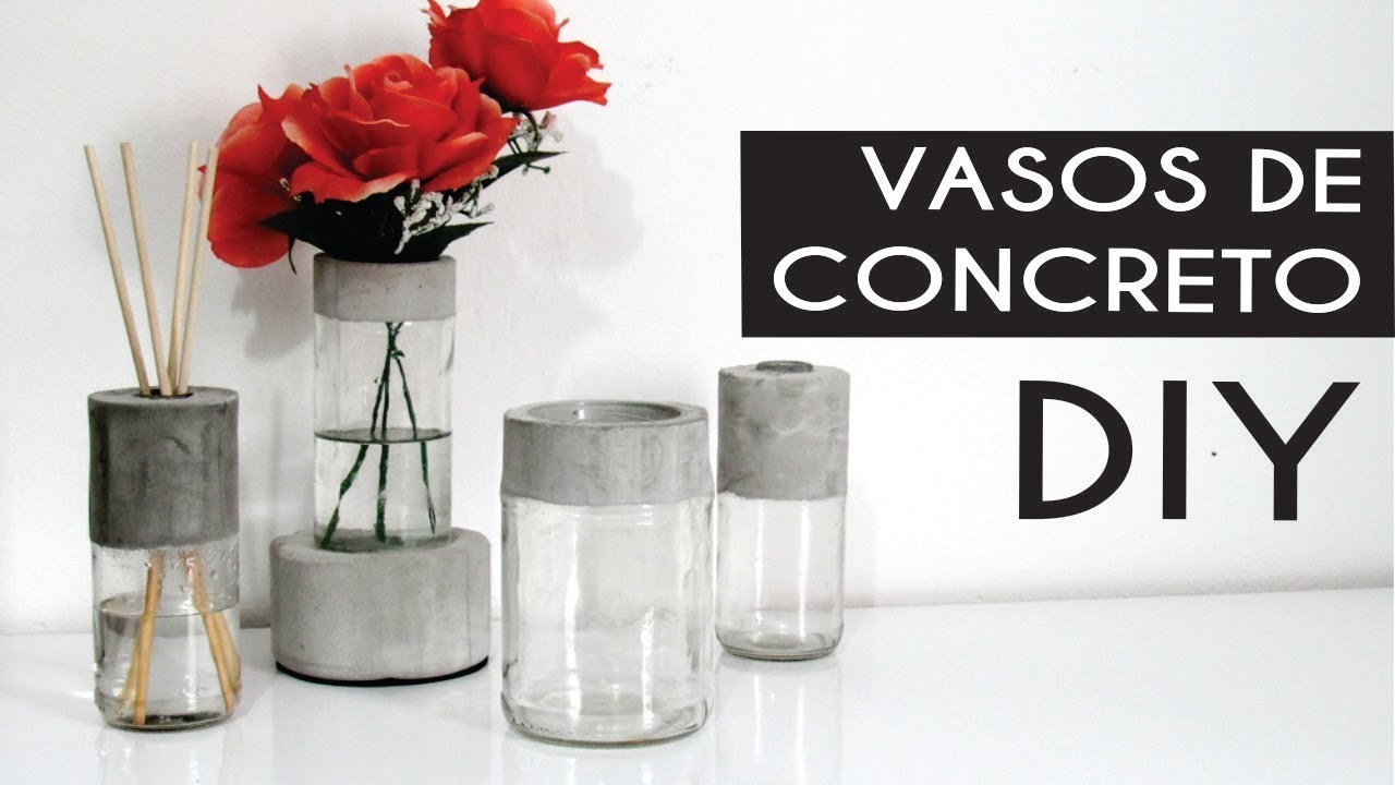 DIY | VASOS DE CONCRETO #2