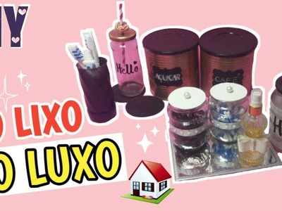DO LIXO AO LUXO, 7 idéias recicláveis de decoração pra casa!!!