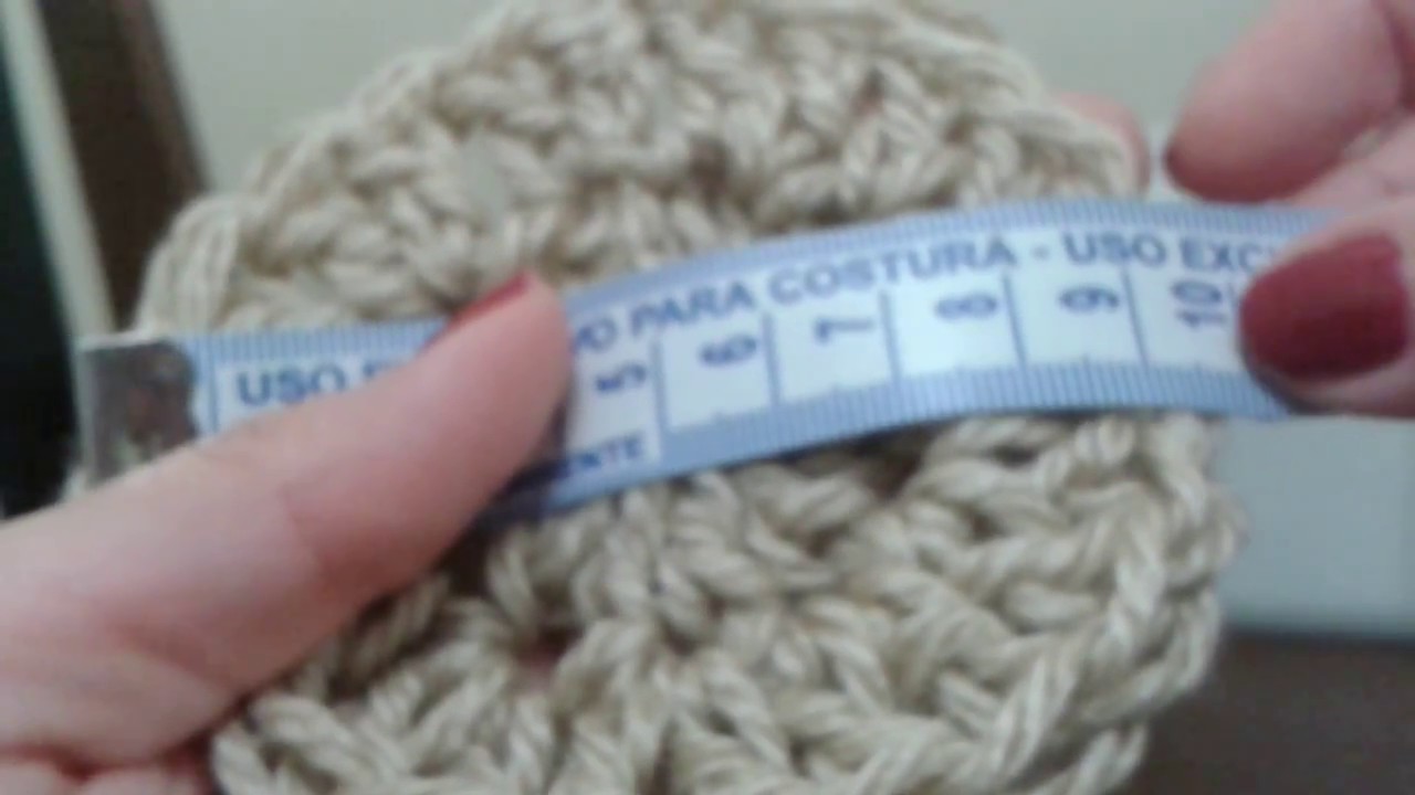Gorro de Crochê (3ª carreira - 2º aumento)
