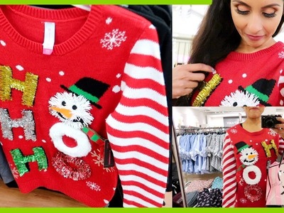 Mi Primer Suéter Decorado de  Navidad Muy Economico ???? ! - ♡IsabelVlogs♡