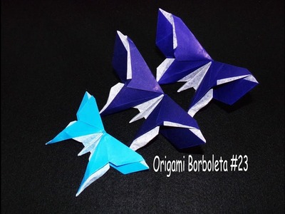 Origami Borboleta #21 [Origamis Intermediários] by Ricardo Foschi
