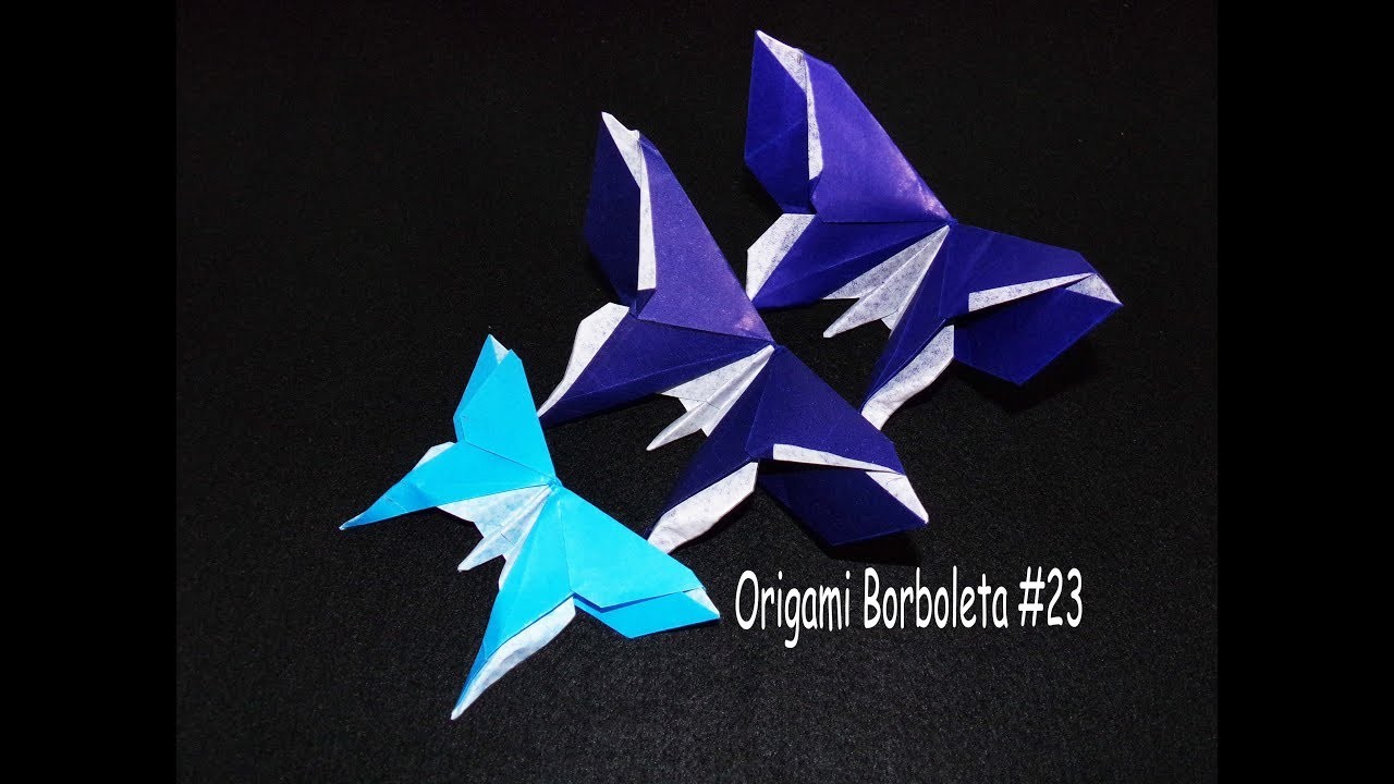 Origami Borboleta #21 [Origamis Intermediários] by Ricardo Foschi