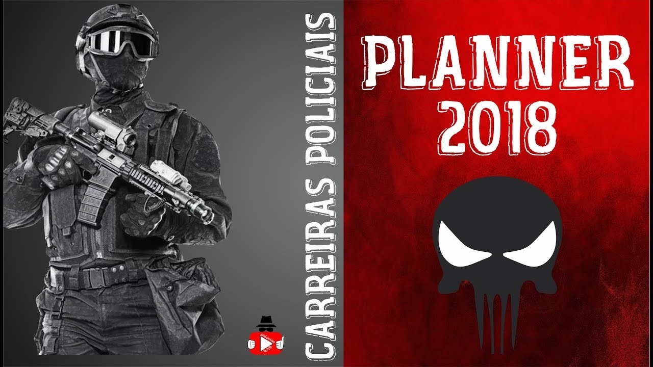 PLANNER PRA CONCURSOS 2018 - CARREIRAS POLICIAIS - Coach Eduardo Cortez