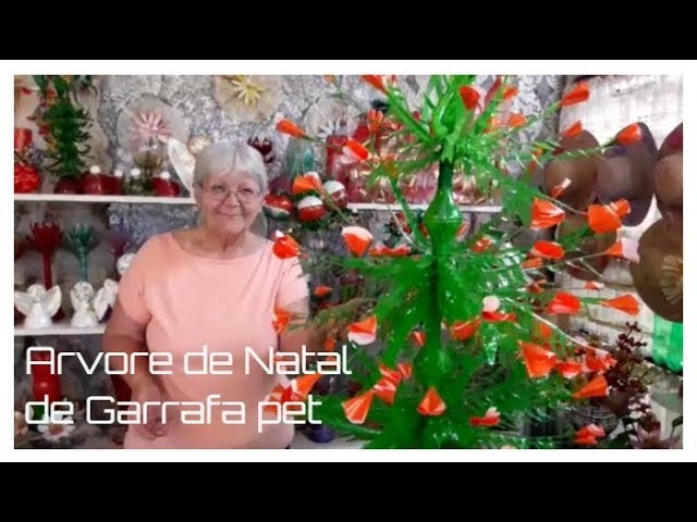 Árvore de Natal de garrafa pet | Vó Neide e suas pets