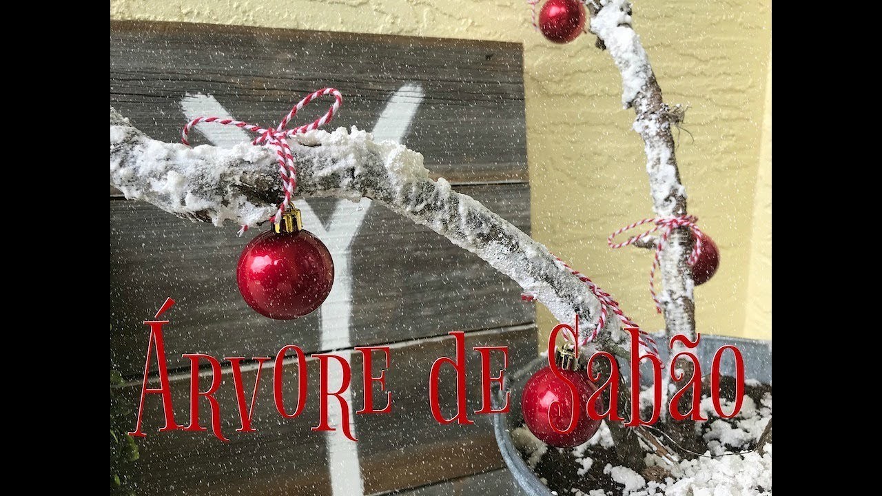 Árvore de sabão - #nataldarubita - Projeto Home Decora