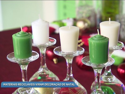 BG - Materiais recicláveis viram decoração de natal - 19-12-2017