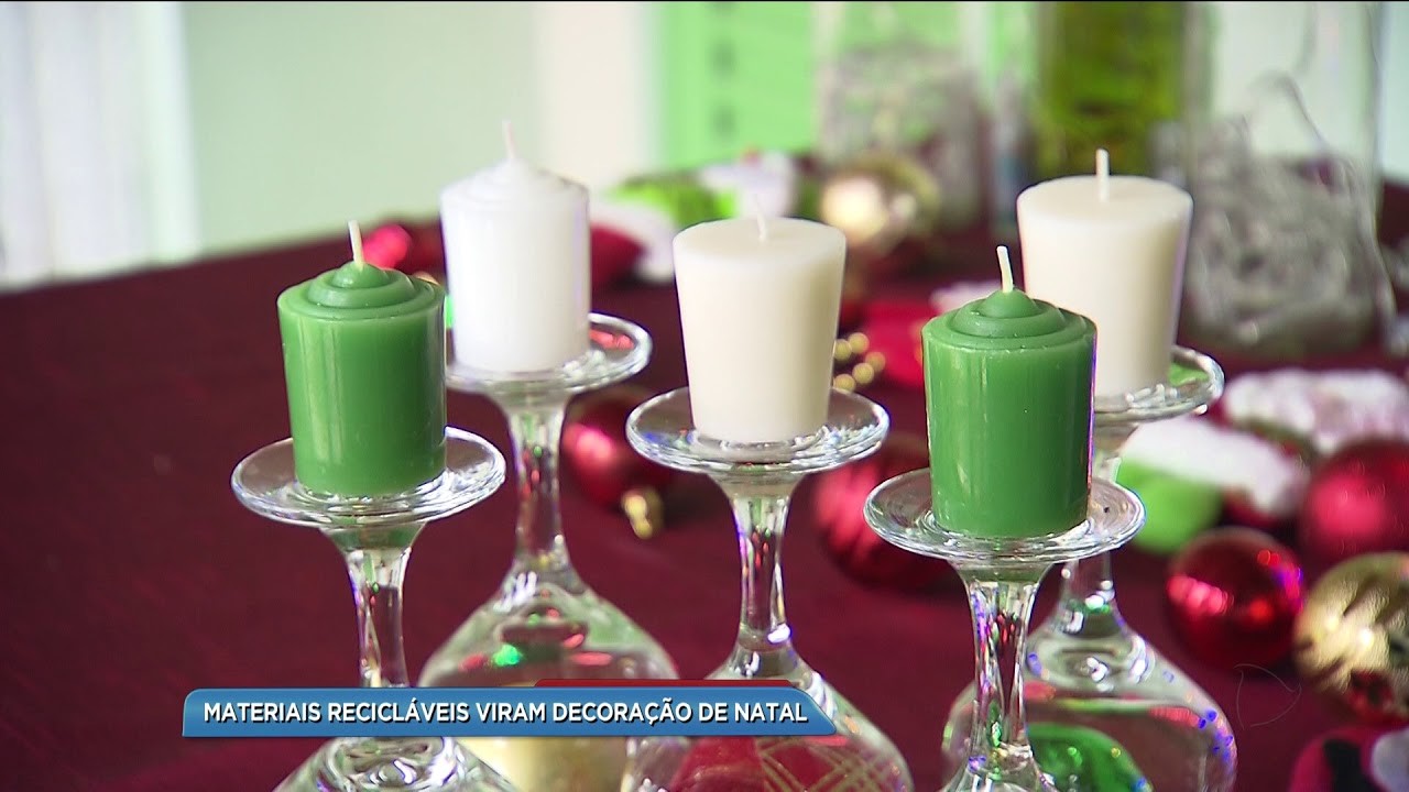 BG - Materiais recicláveis viram decoração de natal - 19-12-2017