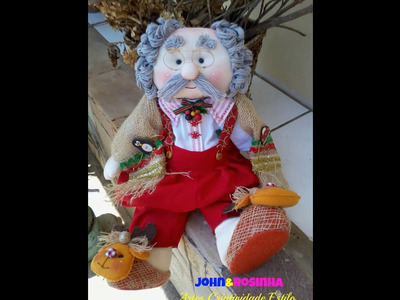 Boneco de pano vovô Noel #bonecodepano#bonecadepano#vovonoel#papainoeldepano#natal#merrychristmas