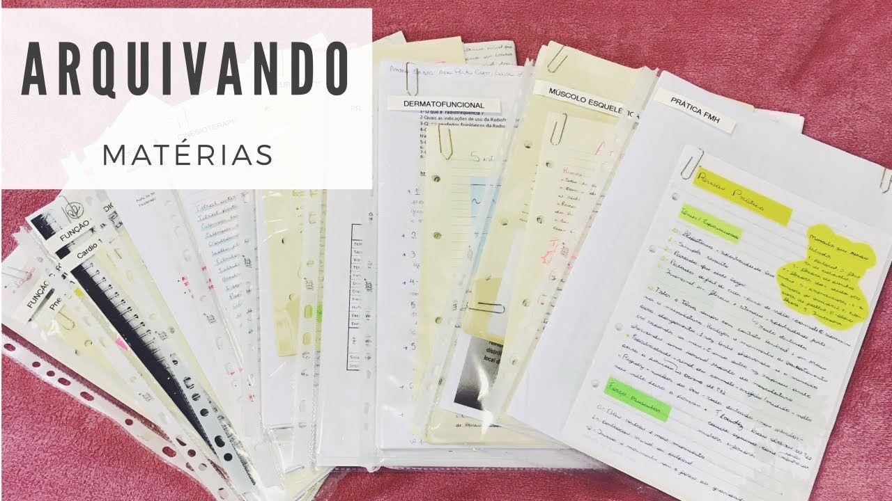 Como Eu Arquivo as Matérias da Faculdade