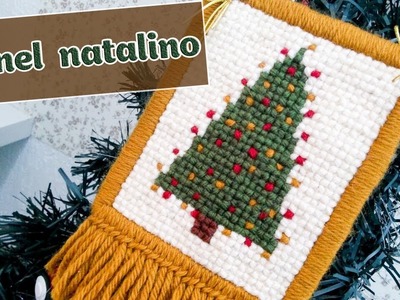 Como fazer um painel natalino em tapeçaria | Anatalia Leite