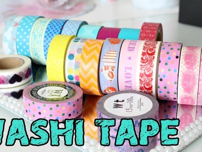 Comprinhas de Washi Tape.  O que é washi Tape?