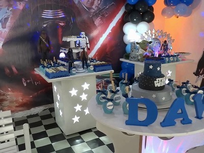 Decoração Star Wars para festa de aniversário infantil