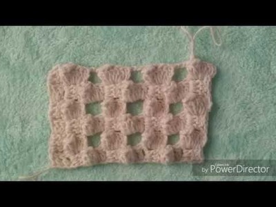 DIY CROCHET PONTO FANTASIA QUADRADO OU TRIANGULAR  parte 2 HD