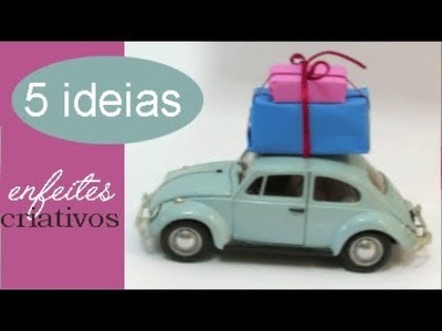 ENFEITES DE NATAL com miniaturas, por Camila Camargo