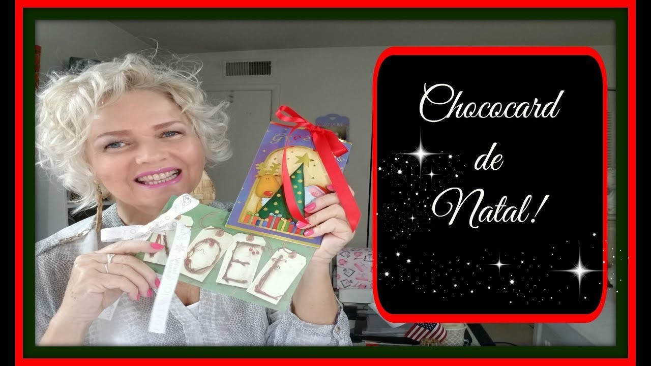 Faça Você Mesmo - Chococard de Natal