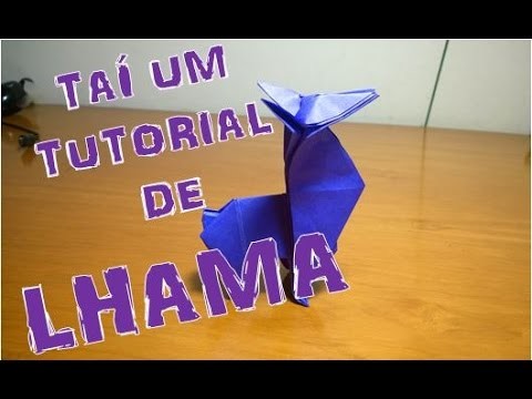 Lhama de Origami - Origami Llama