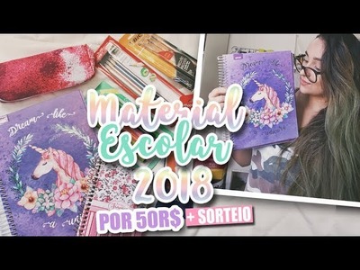MATERIAL ESCOLAR 2018 GASTANDO 50 REAIS + SORTEIO (SORTEIO ENCERRADO) - Karina Idalgo ♥