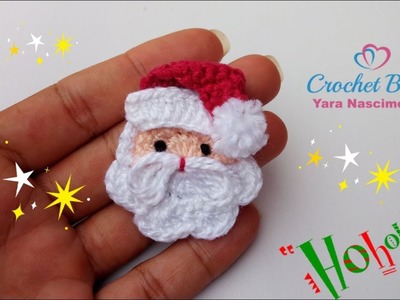 Mini Papai Noel de Crochê  - Crochet Baby Yara Nascimento