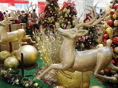 Natal das Renas Douradas - Decoração de Natal do Shopping da Bahia, Salvador (10.12.2017)