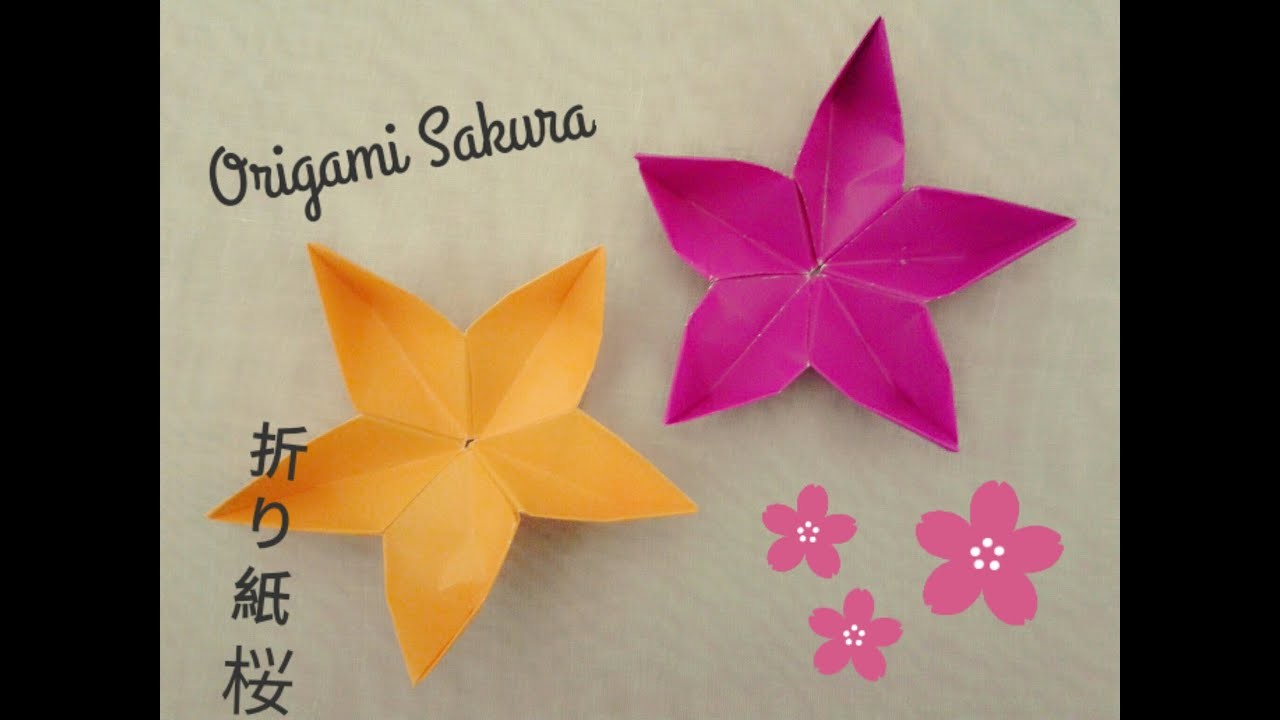 Origami Sakura (flor de cerejeira)