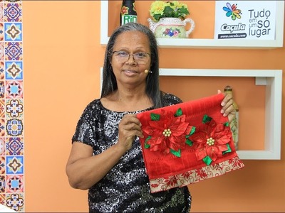 PASSO A PASSO COM CONCEIÇÃO - DECORAÇÃO NATALINA EM TOALHA