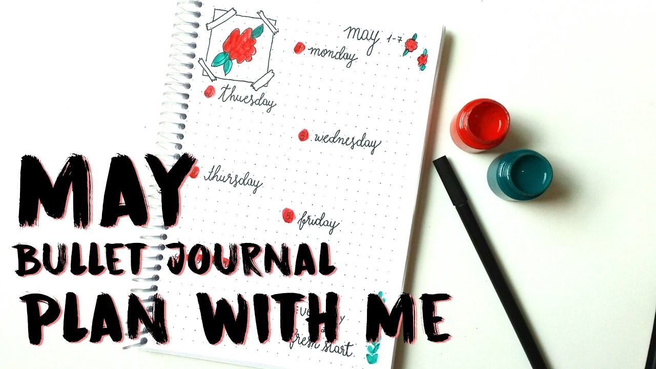PLAN WITH ME | MAY - MAIO 2017 BULLET JOURNAL SETUP