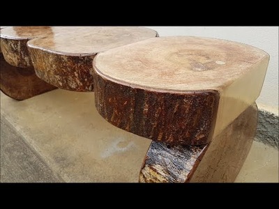 Trabalho Rústico com bolachas de madeira, Simples e Fácil