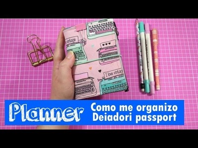 Traveler Notebook passport setup - como me organizo usando Deiadori (PT BR)