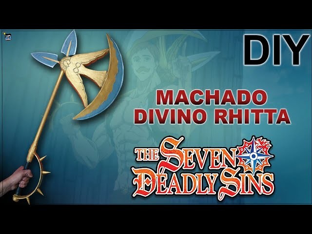 Tutorial Machado Divino Rhitta do Escanor- DIY NANATSU NO TAIZAI (The Seven Deadly Sins)