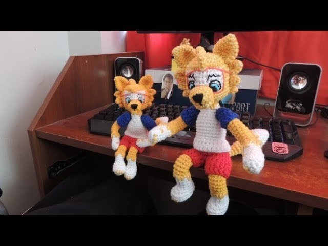 ZABIVAKA MASCOTA MUNDIAL 2018 AMIGURUMI CROCHET PRESENTACION