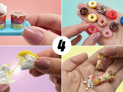 4 Coisas de Comer para Barbie e outras Bonecas - Donuts, Cup Noodles, Tapioca e mais! #8