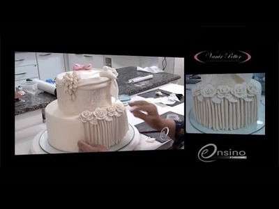 Aprenda a fazer bolos artísticos e decorados para casamentos, formaturas, aniversários,15 anos.