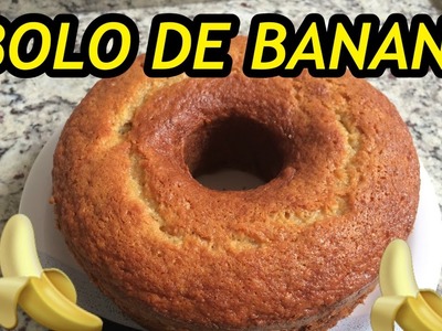 BOLO DE BANANA  | Amanda Andrade