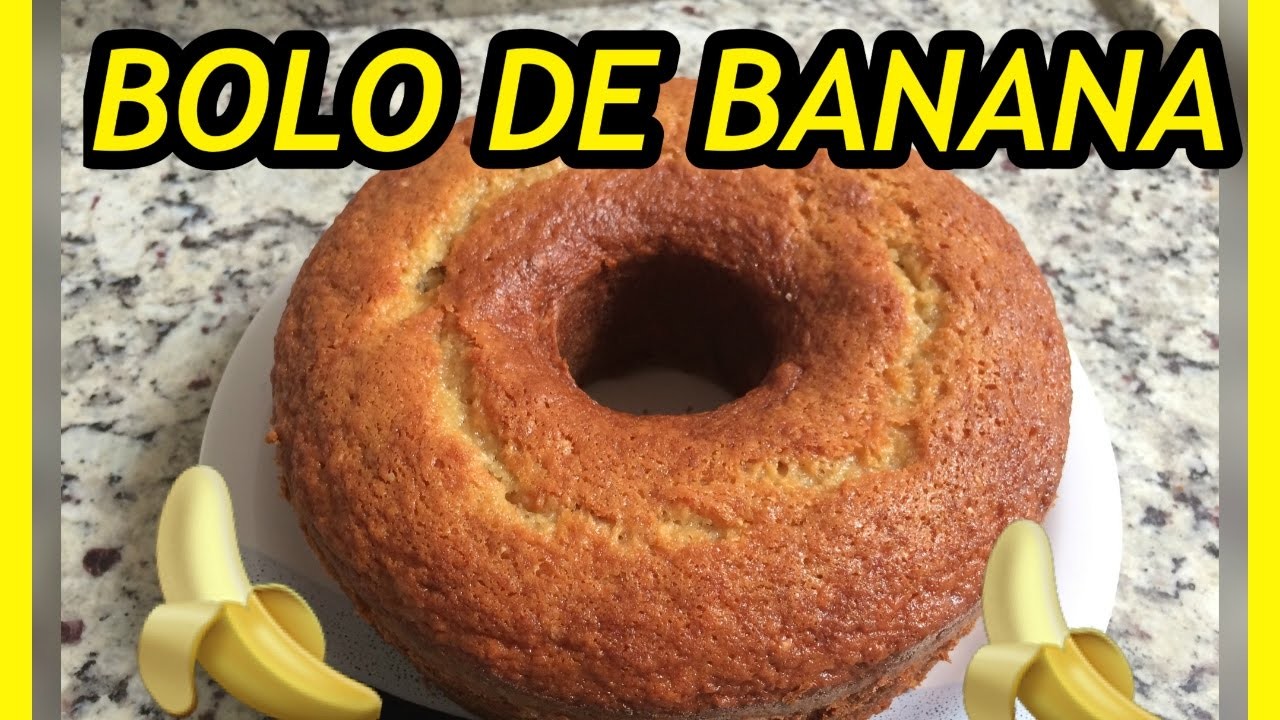 BOLO DE BANANA  | Amanda Andrade