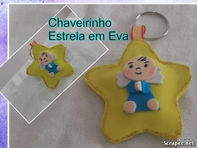 COMO FAZER CHAVEIRINHO ESTRELA EM EVA