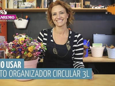 Como usar cesto organizador circular 3L  | Dicas Sanremo