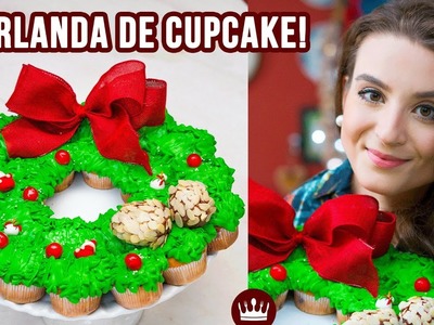 GUIRLANDA DE CUPCAKE (fácil de fazer!) - Especial de Natal! | Cozinha do Bom Gosto | Gabi Rossi