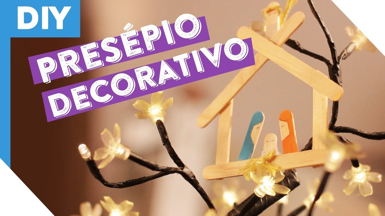 Ideias para decoração de Natal | Presépio Decorativo | #BoraFazer S01E02